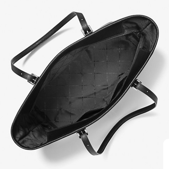 MICHAEL KORS BLACK COLOR 
Jet Set Travel Large Logo Tote Bag - Picture 8 of 14